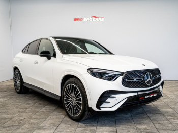 Mercedes-Benz GLC 200 AMG Coupe 4MATIC Premium Plus, white